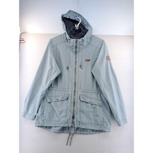 Columbia XL Cultus Lake $199 Hooded Anorak Jacket Chore Coat Sage Army Green